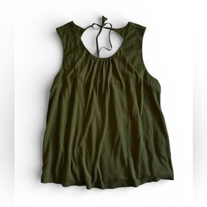 Banana Republic Olive Green Sleeveless Top
